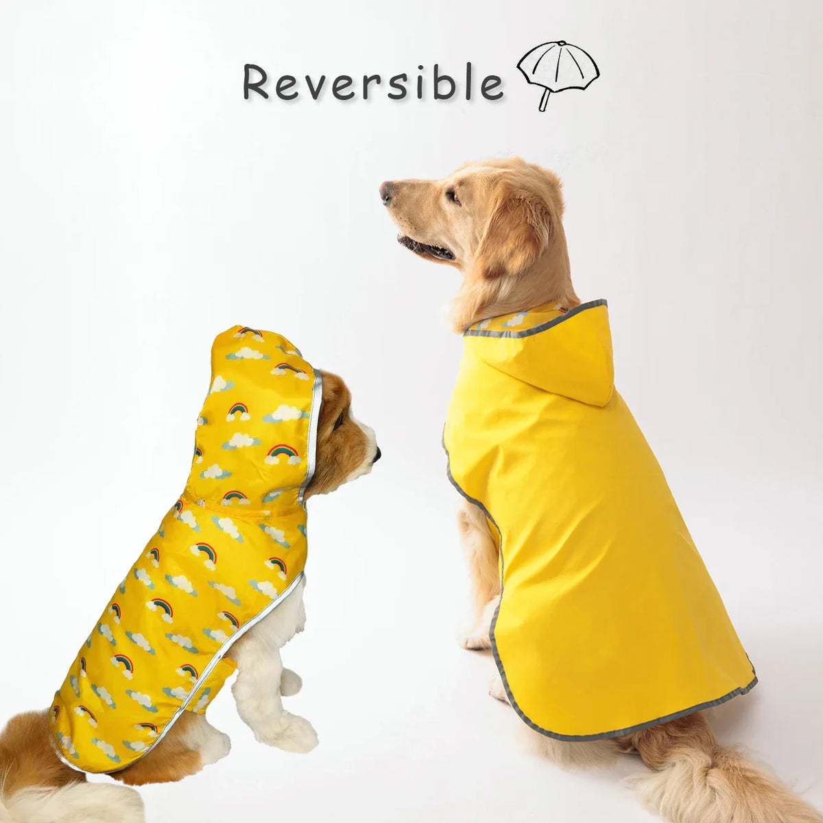 Reflective Waterproof Dog Rain Coat